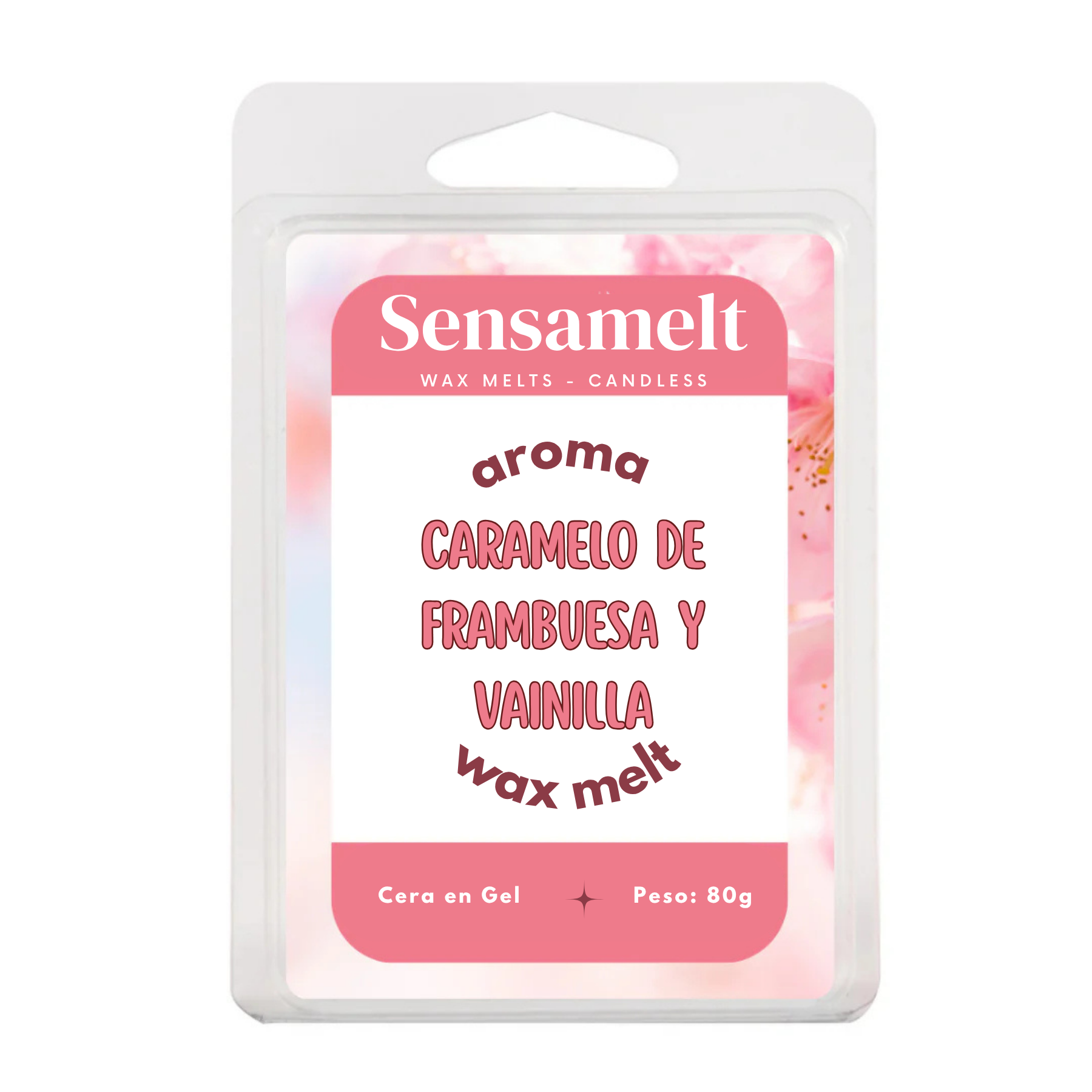 Himbeer-Vanille-Karamell - Gel Wax Melt