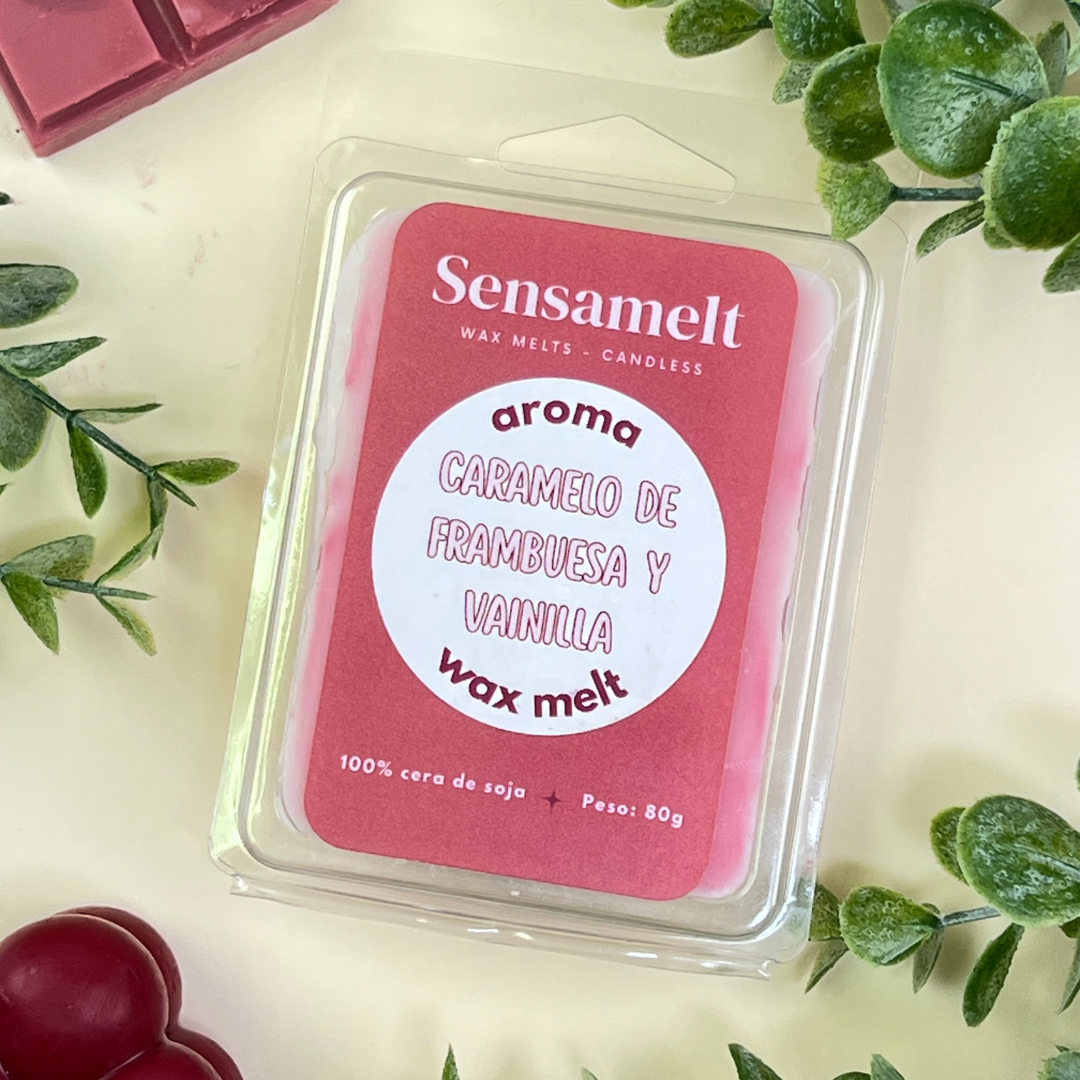 Himbeer-Karamell & Vanille - Wax Melts