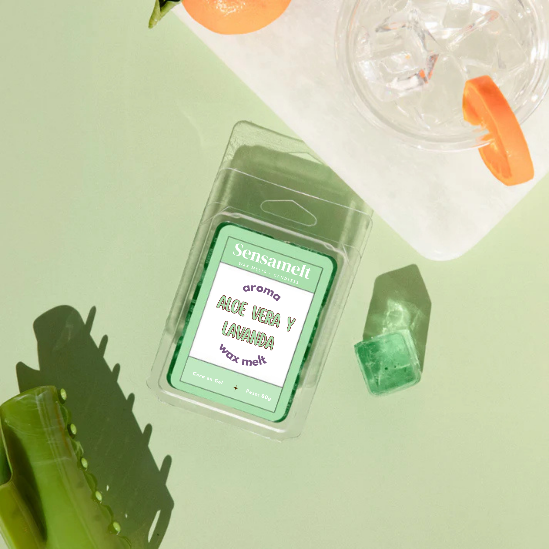 Aloe Vera & Lavendel - Gel Wax Melt