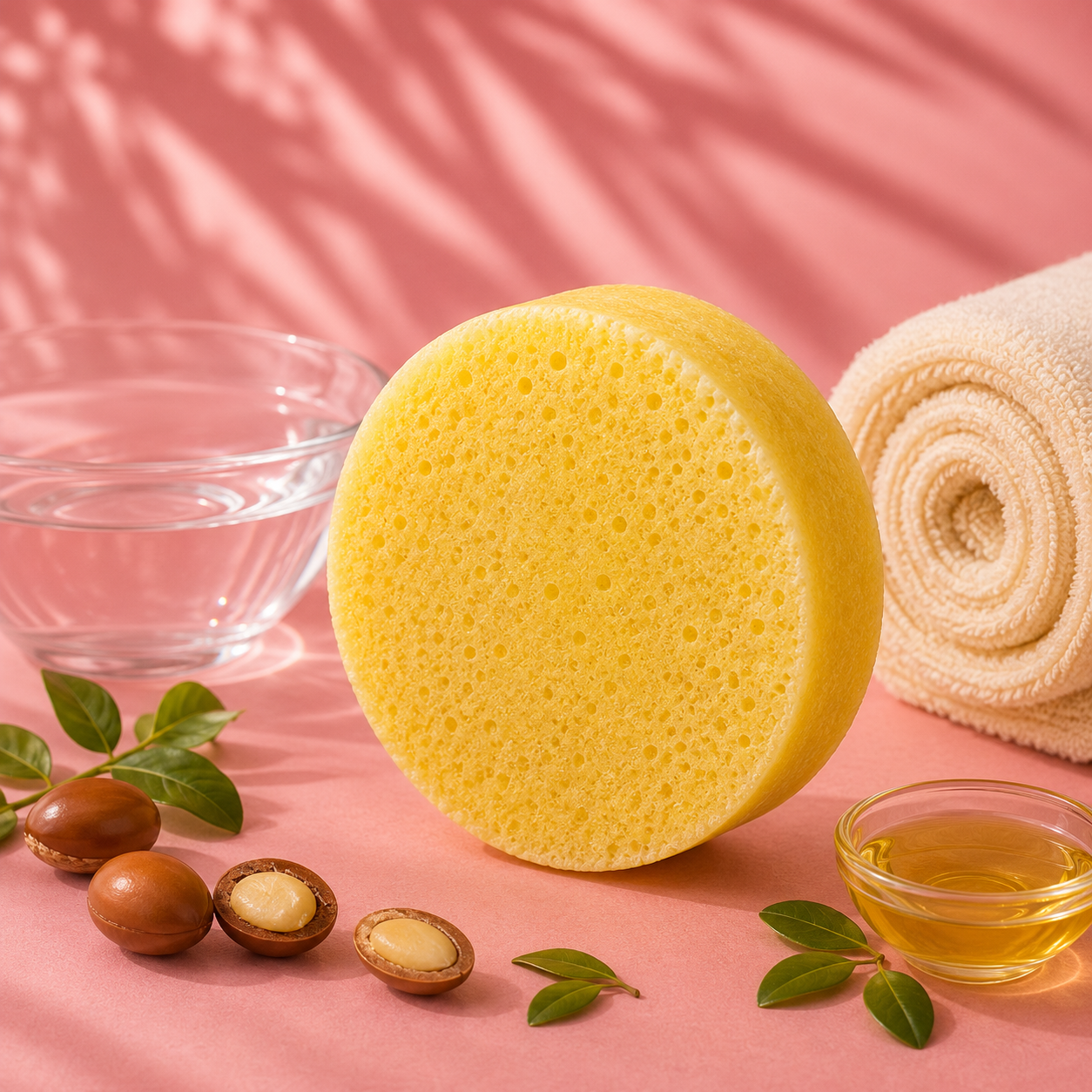 Argan (Reinigt und erneuert) – Seifenschwamm