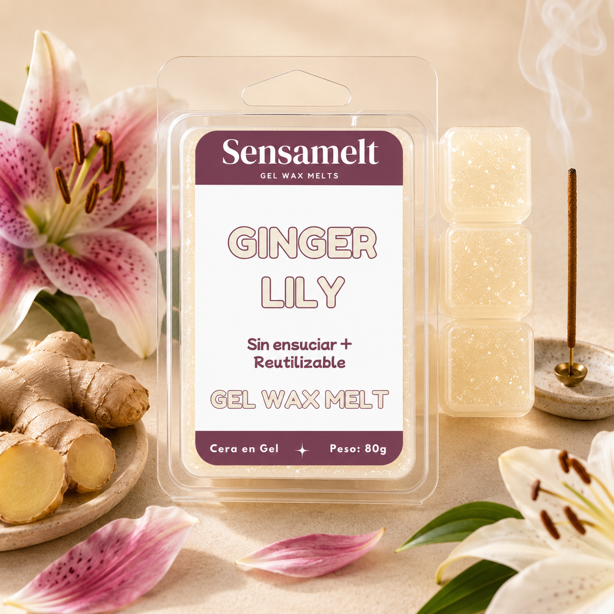 Ingwerlilie – Gel Wax Melt