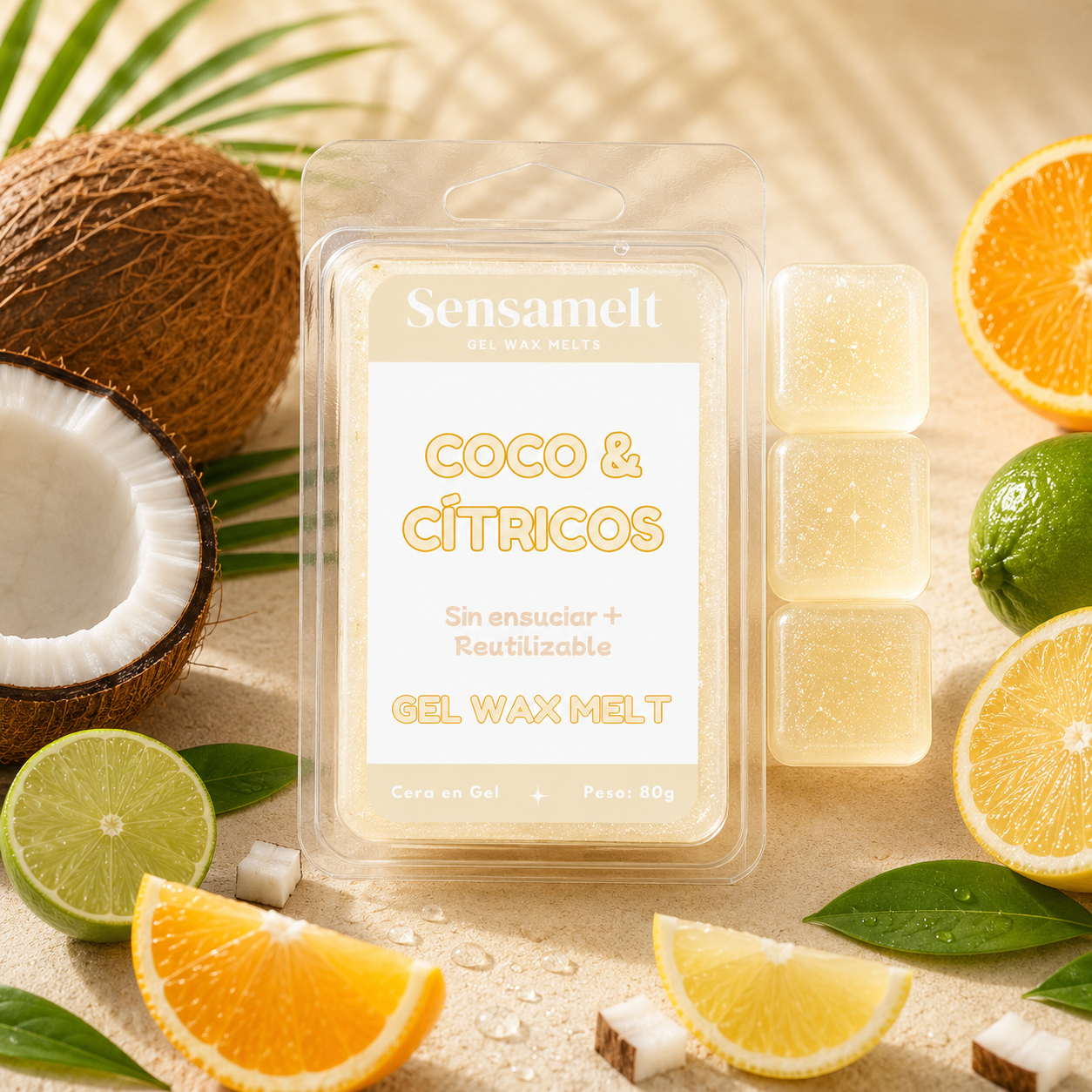 Kokos & Zitrusfrüchte – Gel Wax Melt
